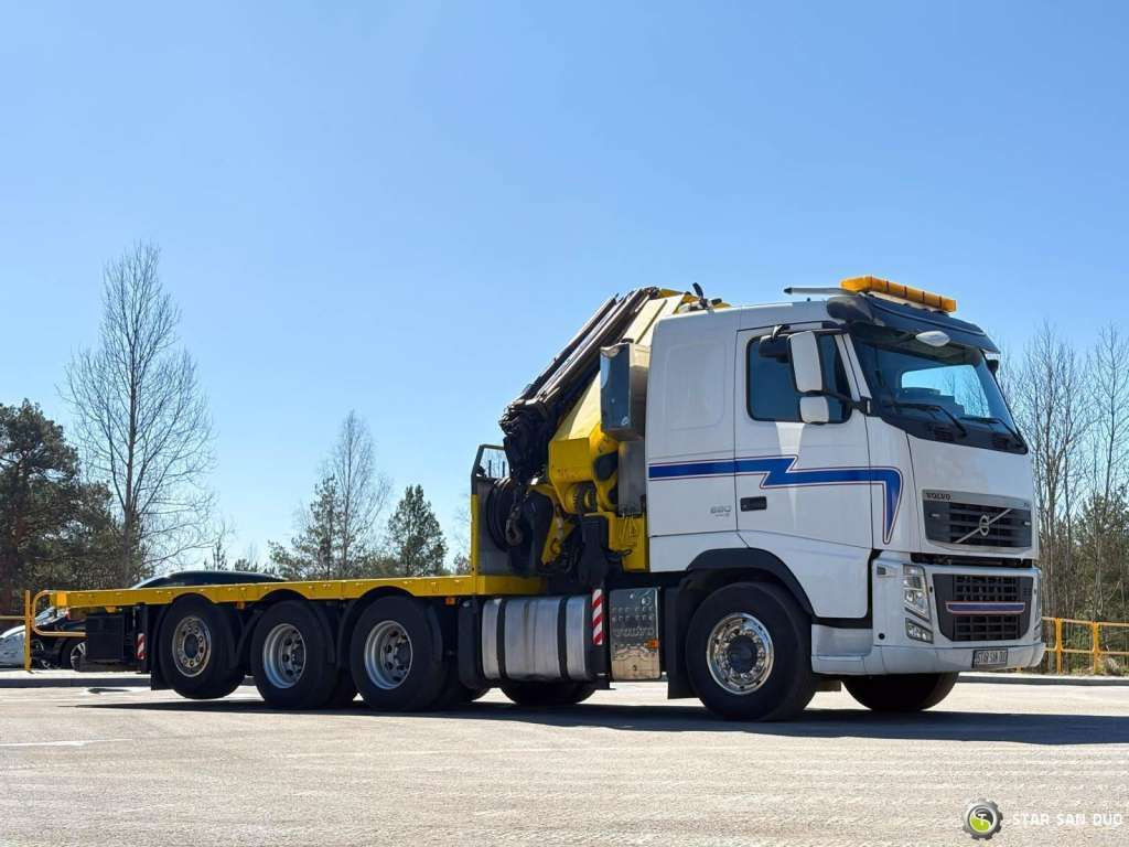 Volvo FH 520 8x4 HMF ODIN K6 EURO 5 FLY JIB Crane - Camion grue: photos 5 Volvo FH 520 8x4 HMF ODIN K6 EURO 5 FLY JIB Crane - Camion grue: photos 5