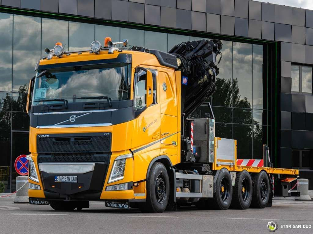 Camion grue Volvo  FH 540 8x4 HMF 6020 Fly Jib Winch: photos 9