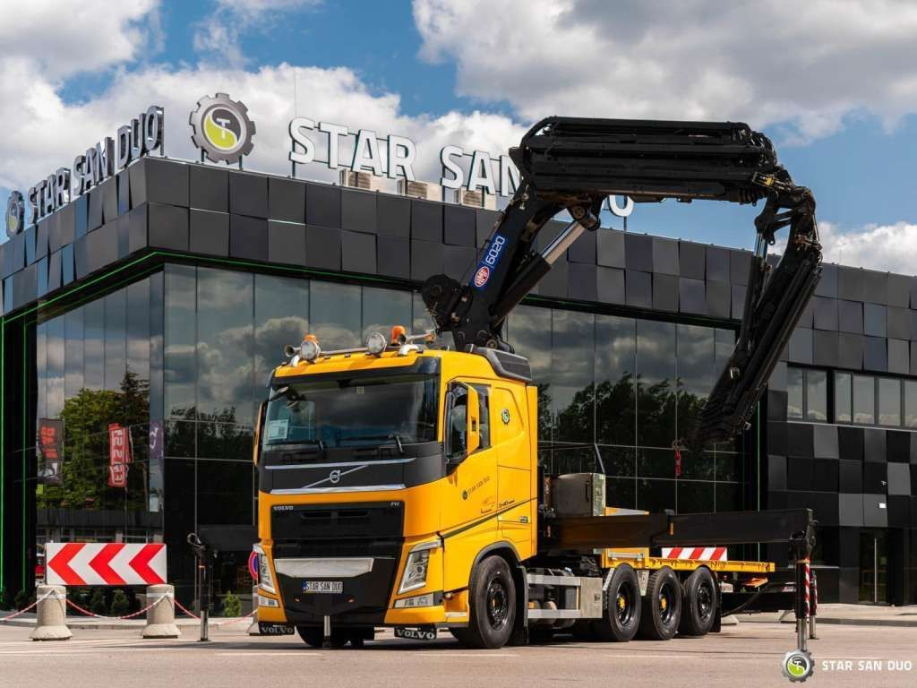 Camion grue Volvo  FH 540 8x4 HMF 6020 Fly Jib Winch: photos 5