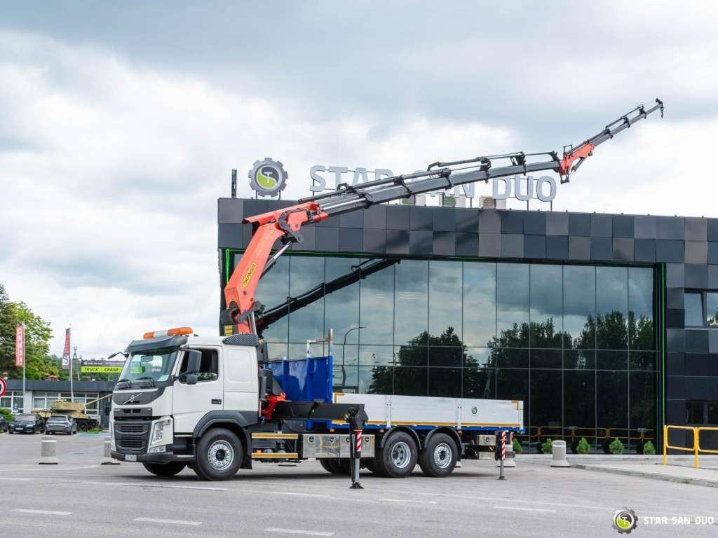 Volvo FM 460 6x2 PALFINGER PK 42002 FLY JIB Crane Eu - Camion grue: photos 1 Volvo FM 460 6x2 PALFINGER PK 42002 FLY JIB Crane Eu - Camion grue: photos 1