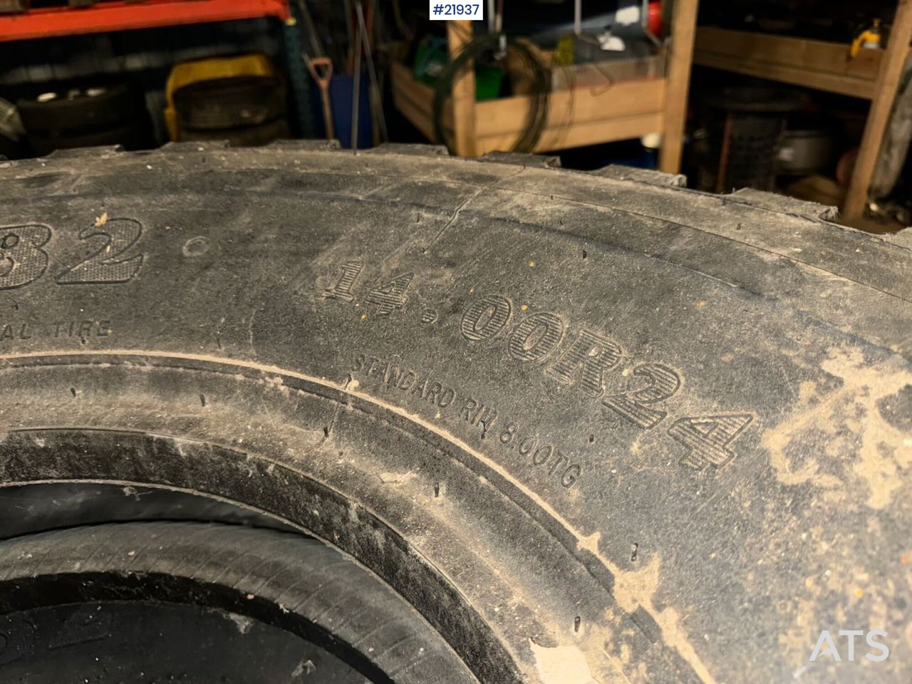 4 stk dekk til hjullaster eller veghøvel - Pneu pour Engins de chantier: photos 5 4 stk dekk til hjullaster eller veghøvel - Pneu pour Engins de chantier: photos 5