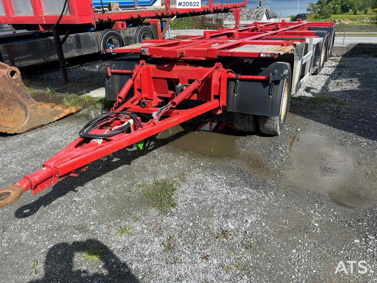 Ackermann Container 3 akslet - Remorque porte-conteneur/ Caisse mobile: photos 2 Ackermann Container 3 akslet - Remorque porte-conteneur/ Caisse mobile: photos 2