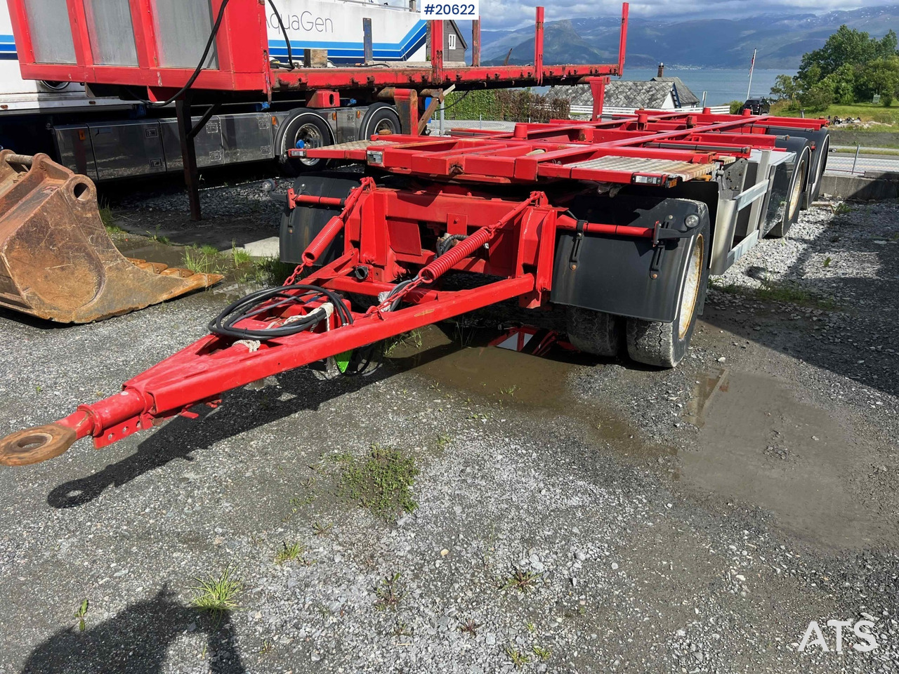 Ackermann Container 3 akslet - Remorque porte-conteneur/ Caisse mobile: photos 1 Ackermann Container 3 akslet - Remorque porte-conteneur/ Caisse mobile: photos 1