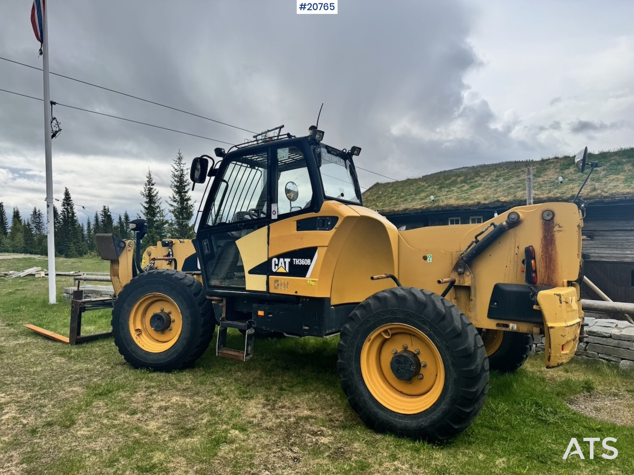 Caterpillar TH360B - Chariot télescopique: photos 3 Caterpillar TH360B - Chariot télescopique: photos 3