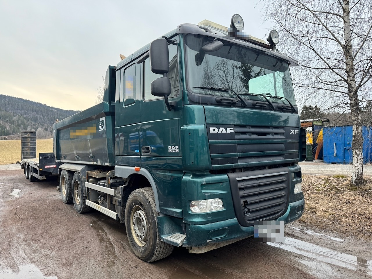 DAF XF105.460 - Camion benne: photos 1 DAF XF105.460 - Camion benne: photos 1