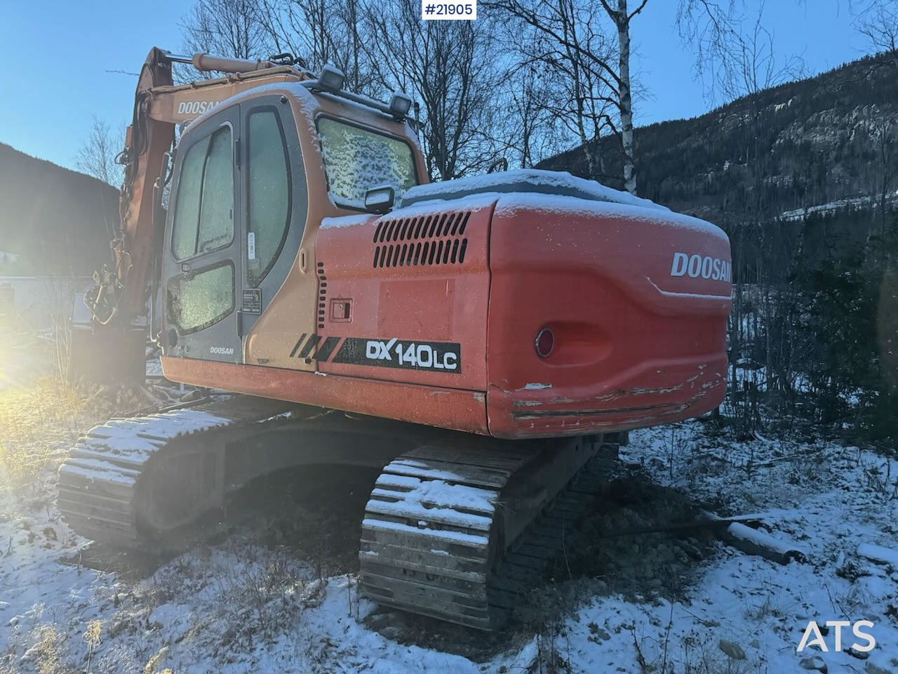 Doosan DX140LC Beltegraver m/ Engcon tilt og 2 skuffer. Nye belter. - Pelle sur chenille: photos 5 Doosan DX140LC Beltegraver m/ Engcon tilt og 2 skuffer. Nye belter. - Pelle sur chenille: photos 5