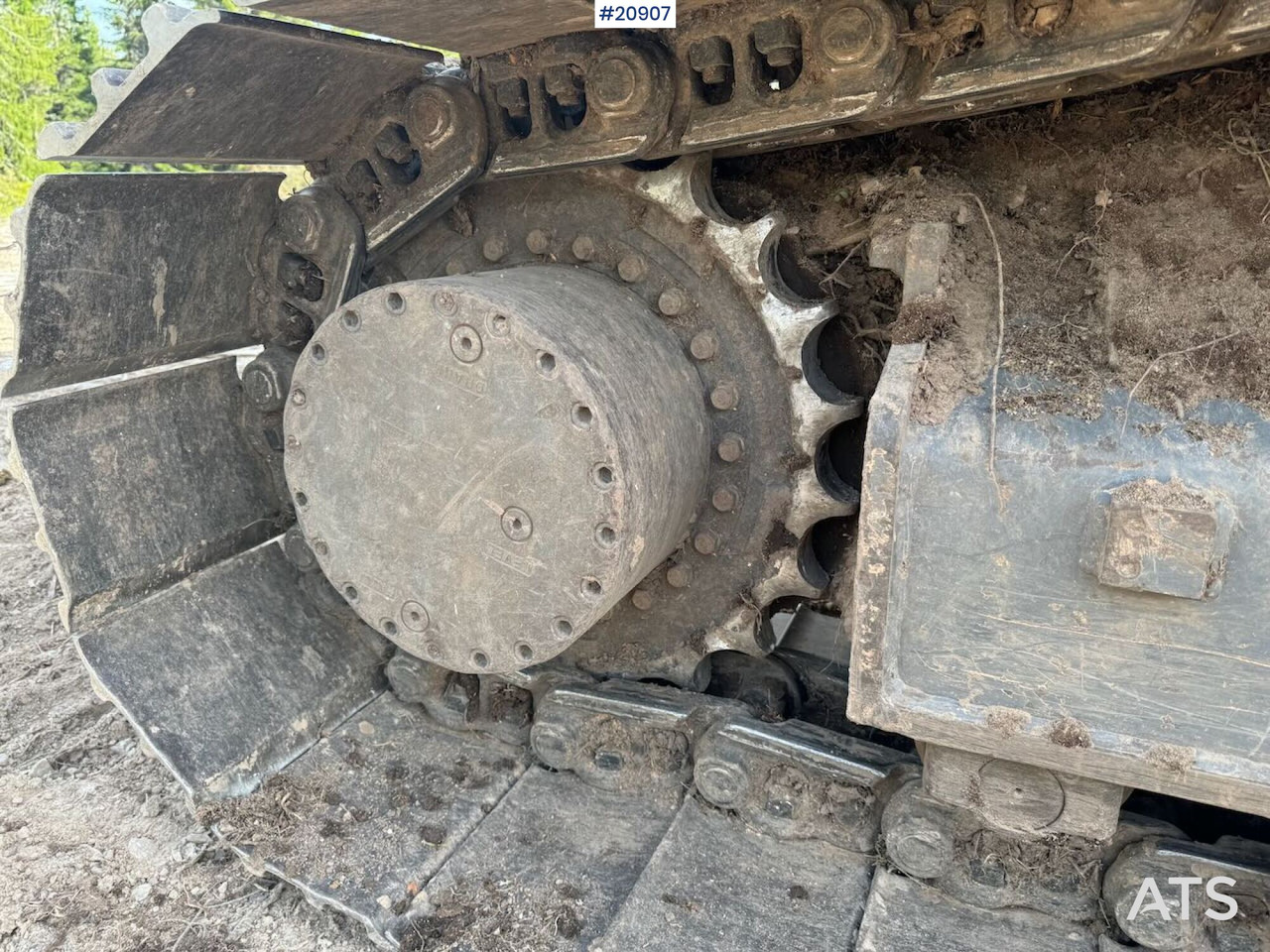 Pelle sur chenille Doosan DX160LC Beltegraver – Rotortilt og 2 skuffer: photos 13