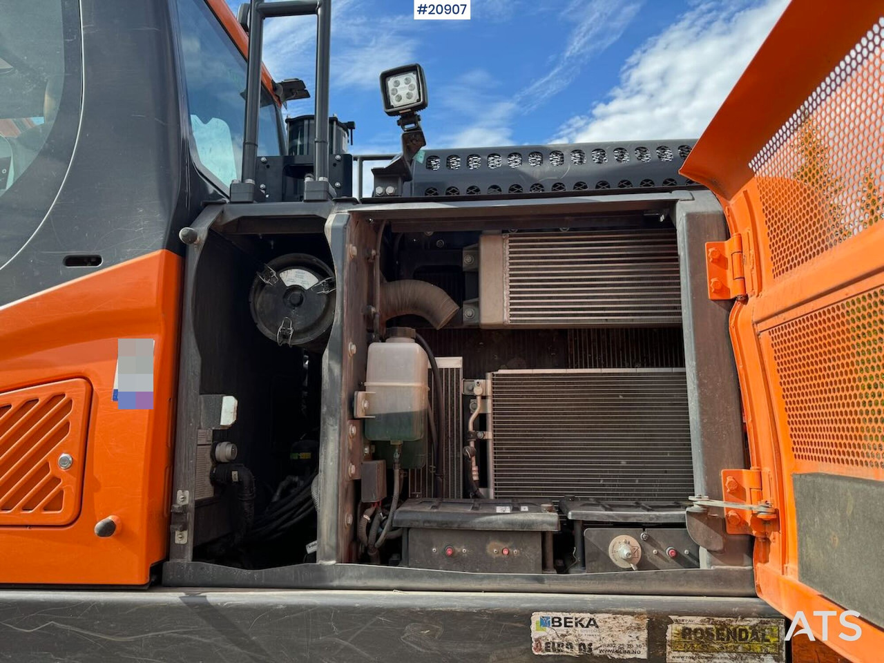 Pelle sur chenille Doosan DX160LC Beltegraver – Rotortilt og 2 skuffer: photos 17
