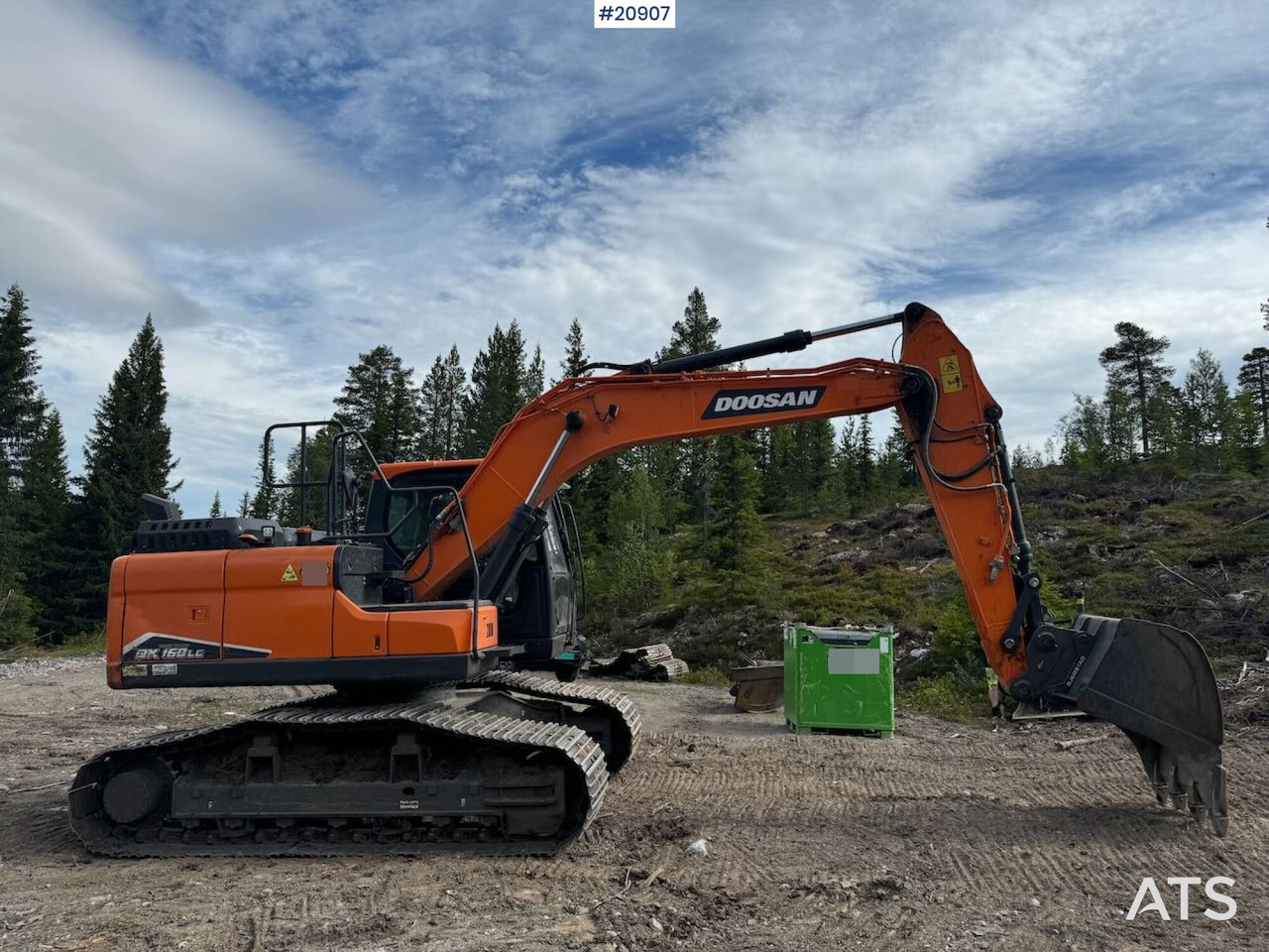 Doosan DX160LC - Pelle sur chenille: photos 5 Doosan DX160LC - Pelle sur chenille: photos 5