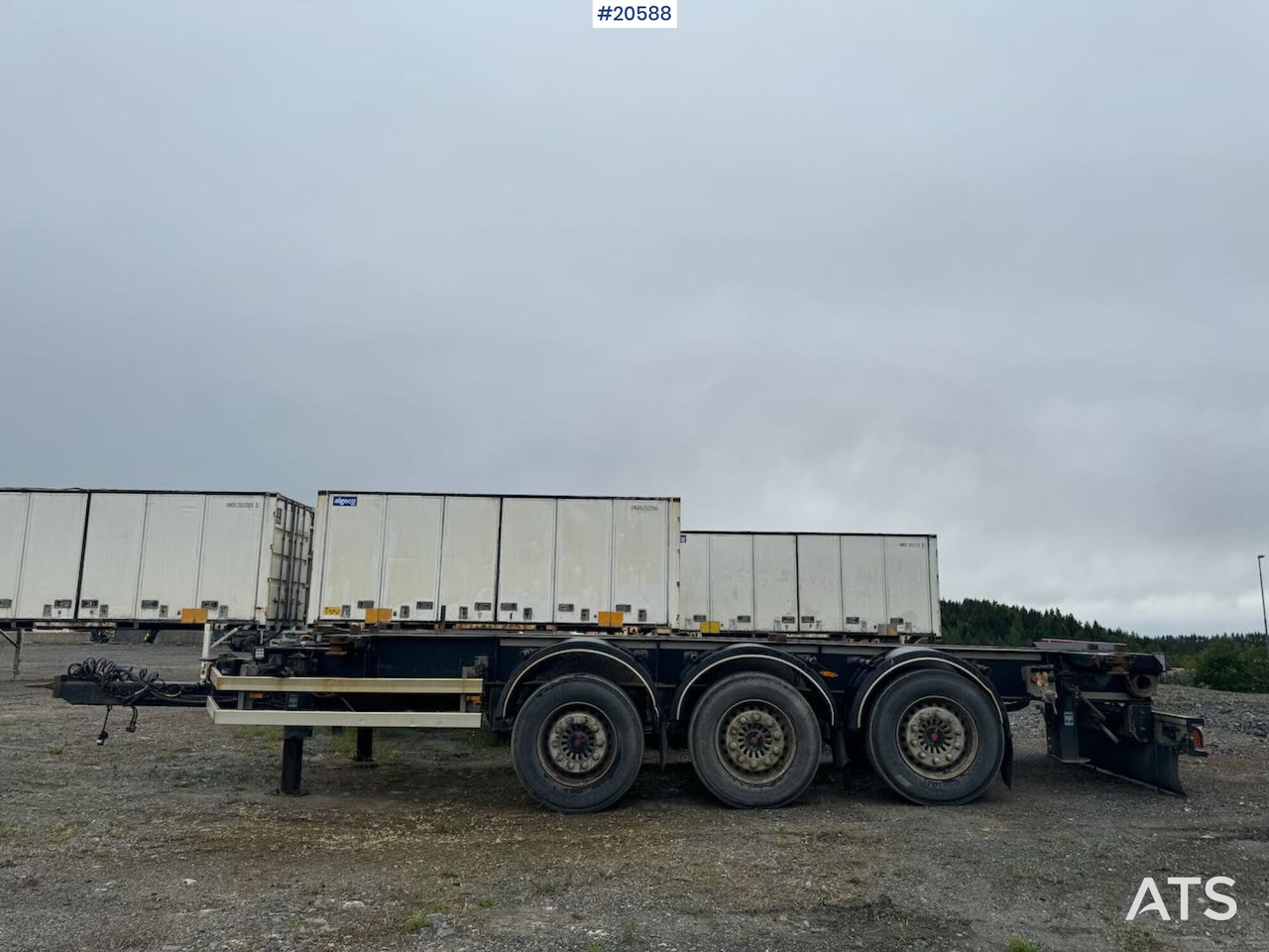 F.A.G containerkjerre - Remorque porte-conteneur/ Caisse mobile: photos 2 F.A.G containerkjerre - Remorque porte-conteneur/ Caisse mobile: photos 2