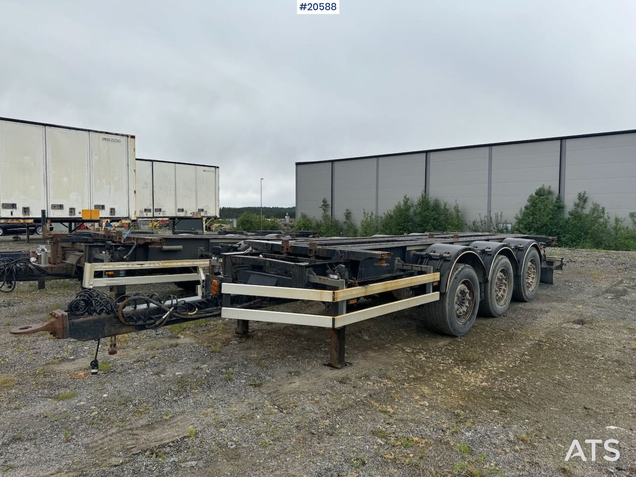 F.A.G containerkjerre - Remorque porte-conteneur/ Caisse mobile: photos 1 F.A.G containerkjerre - Remorque porte-conteneur/ Caisse mobile: photos 1