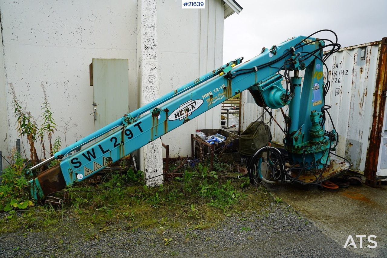 Heila Heila HMR12-1S kran med vinsj (stått på båt) - Grue auxiliaire: photos 2 Heila Heila HMR12-1S kran med vinsj (stått på båt) - Grue auxiliaire: photos 2