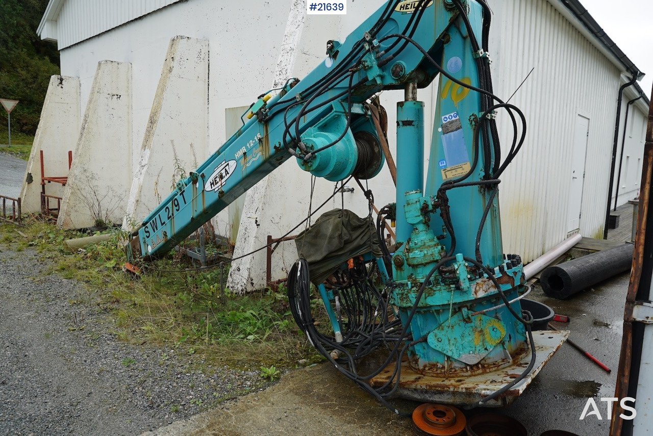 Heila Heila HMR12-1S kran med vinsj (stått på båt) - Grue auxiliaire: photos 3 Heila Heila HMR12-1S kran med vinsj (stått på båt) - Grue auxiliaire: photos 3