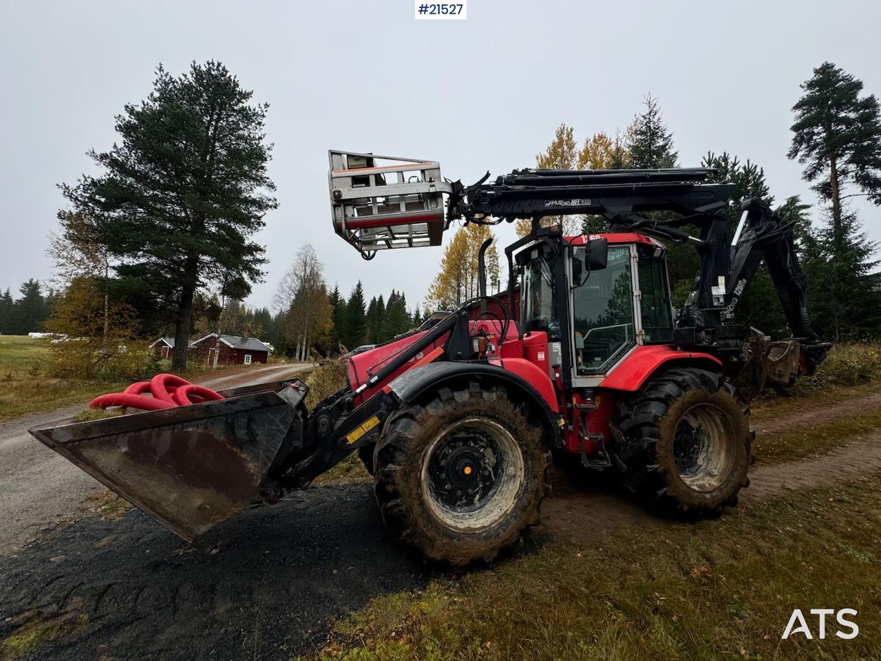 Huddig 1260B Traktorgraver m/ Huddig 2000 lift, tilt og pusseskuffe - Tractopelle: photos 2 Huddig 1260B Traktorgraver m/ Huddig 2000 lift, tilt og pusseskuffe - Tractopelle: photos 2