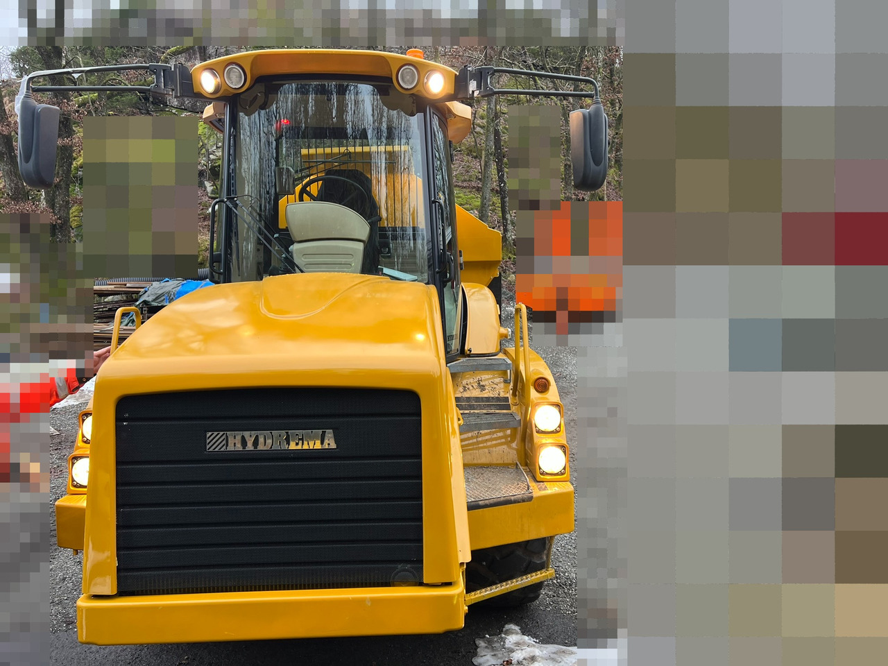 Hydrema 922D Dumper m / hvite skilt - Tombereau: photos 2 Hydrema 922D Dumper m / hvite skilt - Tombereau: photos 2