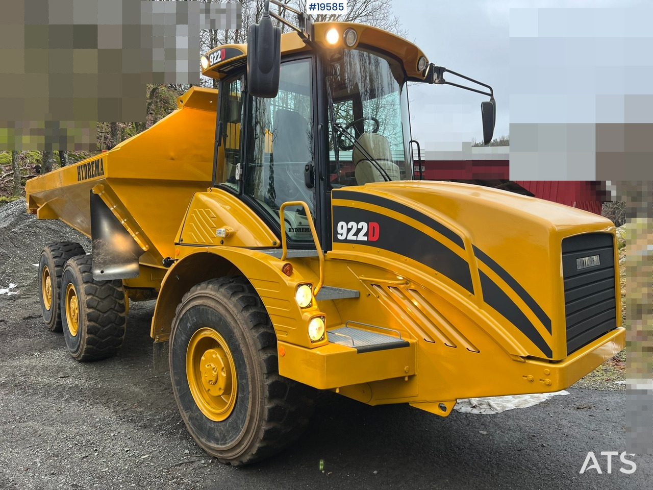 Hydrema 922D Dumper m / hvite skilt - Tombereau: photos 5 Hydrema 922D Dumper m / hvite skilt - Tombereau: photos 5