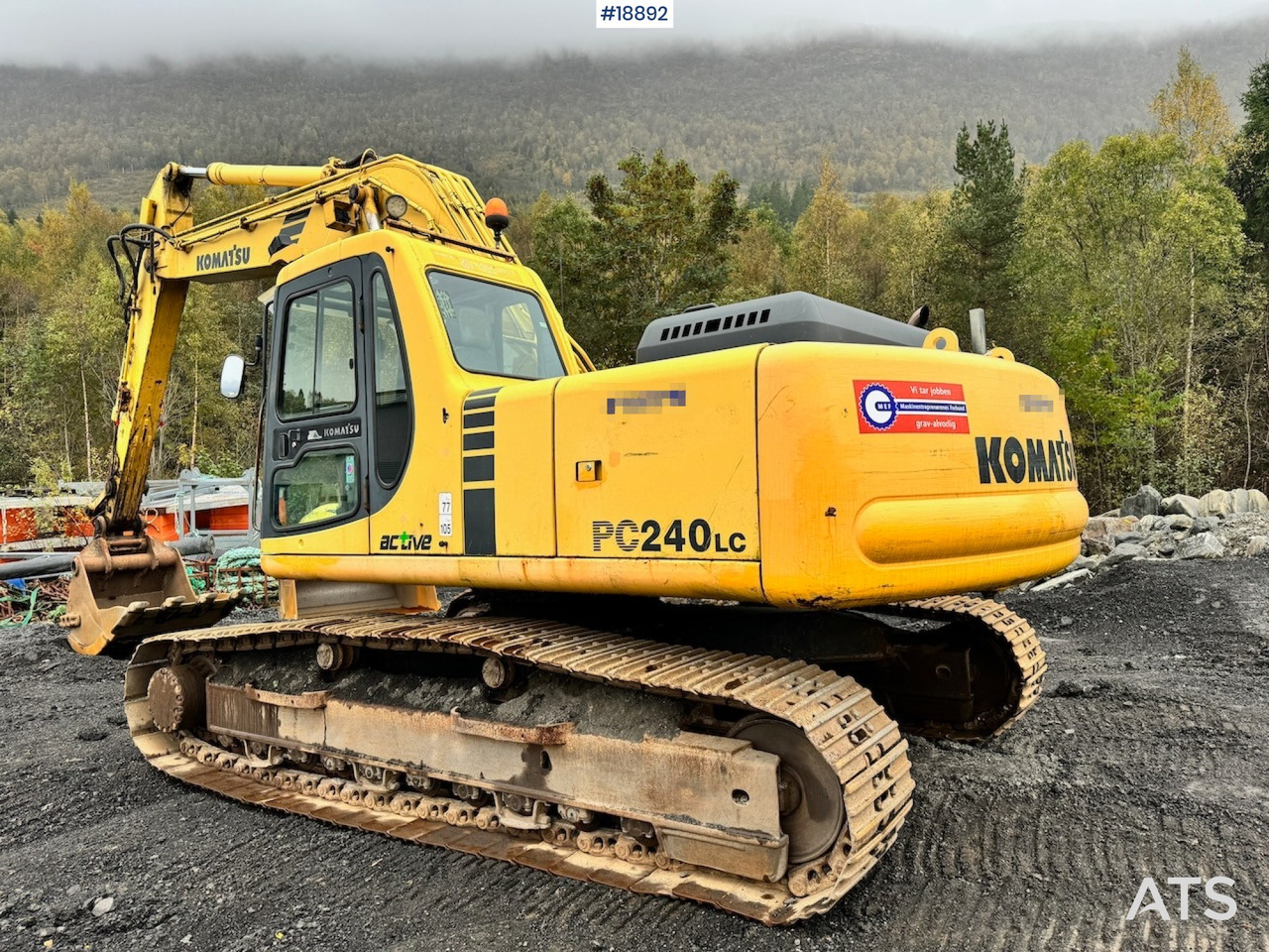Komatsu PC240LC-6K Beltegraver m/ Graveskuffe - Pelle: photos 3 Komatsu PC240LC-6K Beltegraver m/ Graveskuffe - Pelle: photos 3