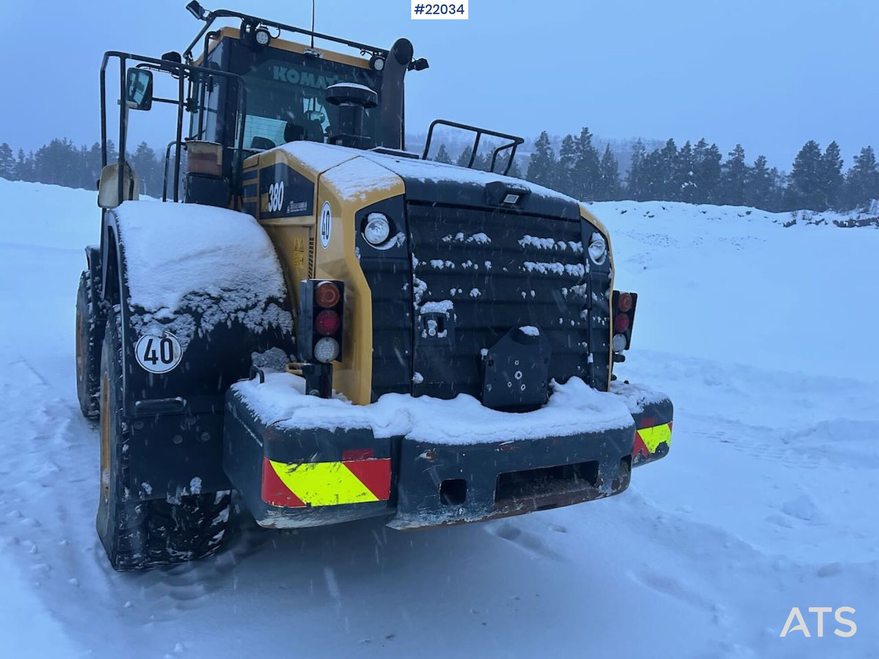 Komatsu WA380-7 hjullaster m/ skuffe, vekt, sommer- og vinterdekk. SE VIDEO - Chargeuse sur pneus: photos 4 Komatsu WA380-7 hjullaster m/ skuffe, vekt, sommer- og vinterdekk. SE VIDEO - Chargeuse sur pneus: photos 4