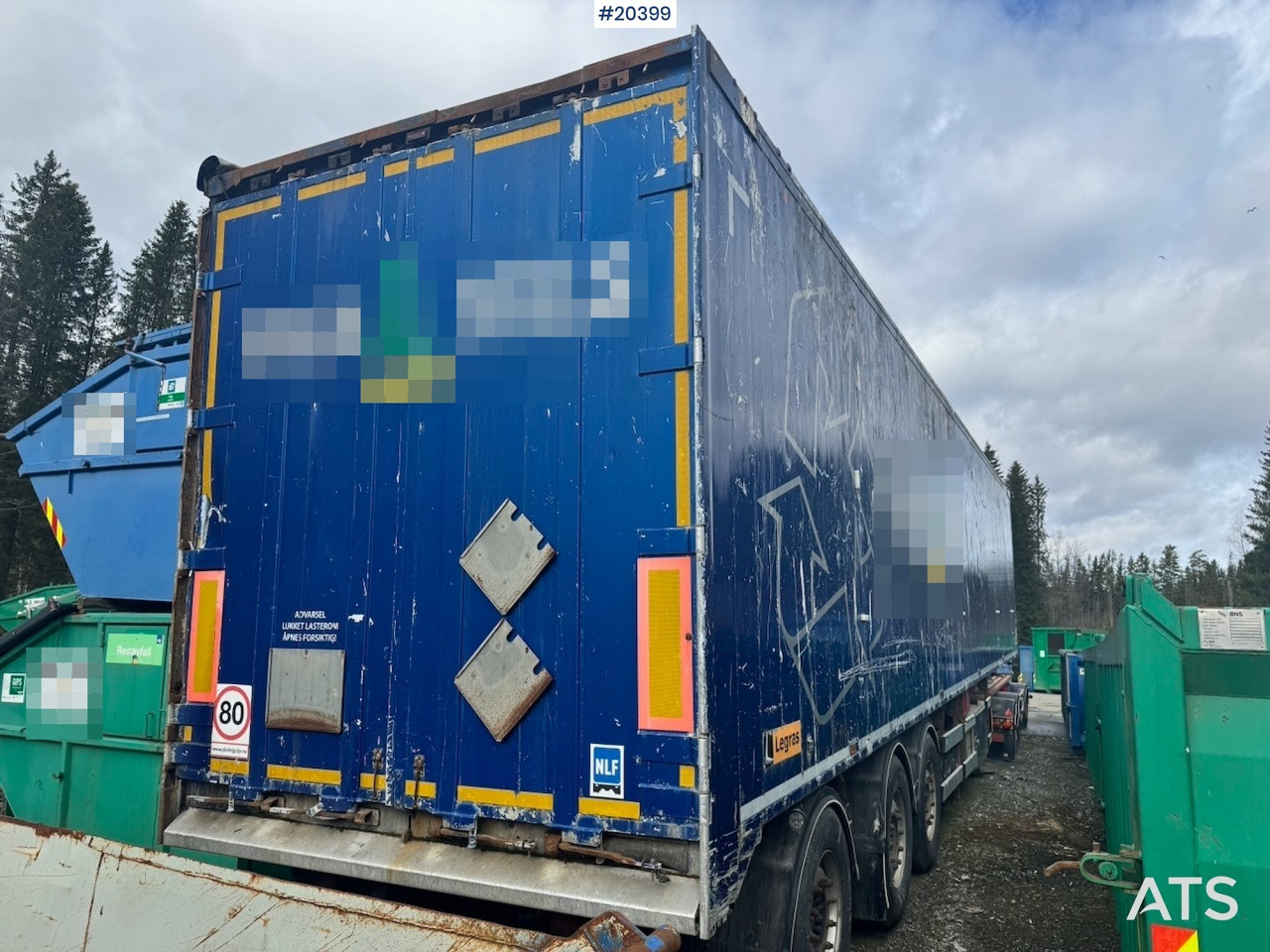 Legras Walking Floor - Semi-remorque à fond mouvant: photos 3 Legras Walking Floor - Semi-remorque à fond mouvant: photos 3