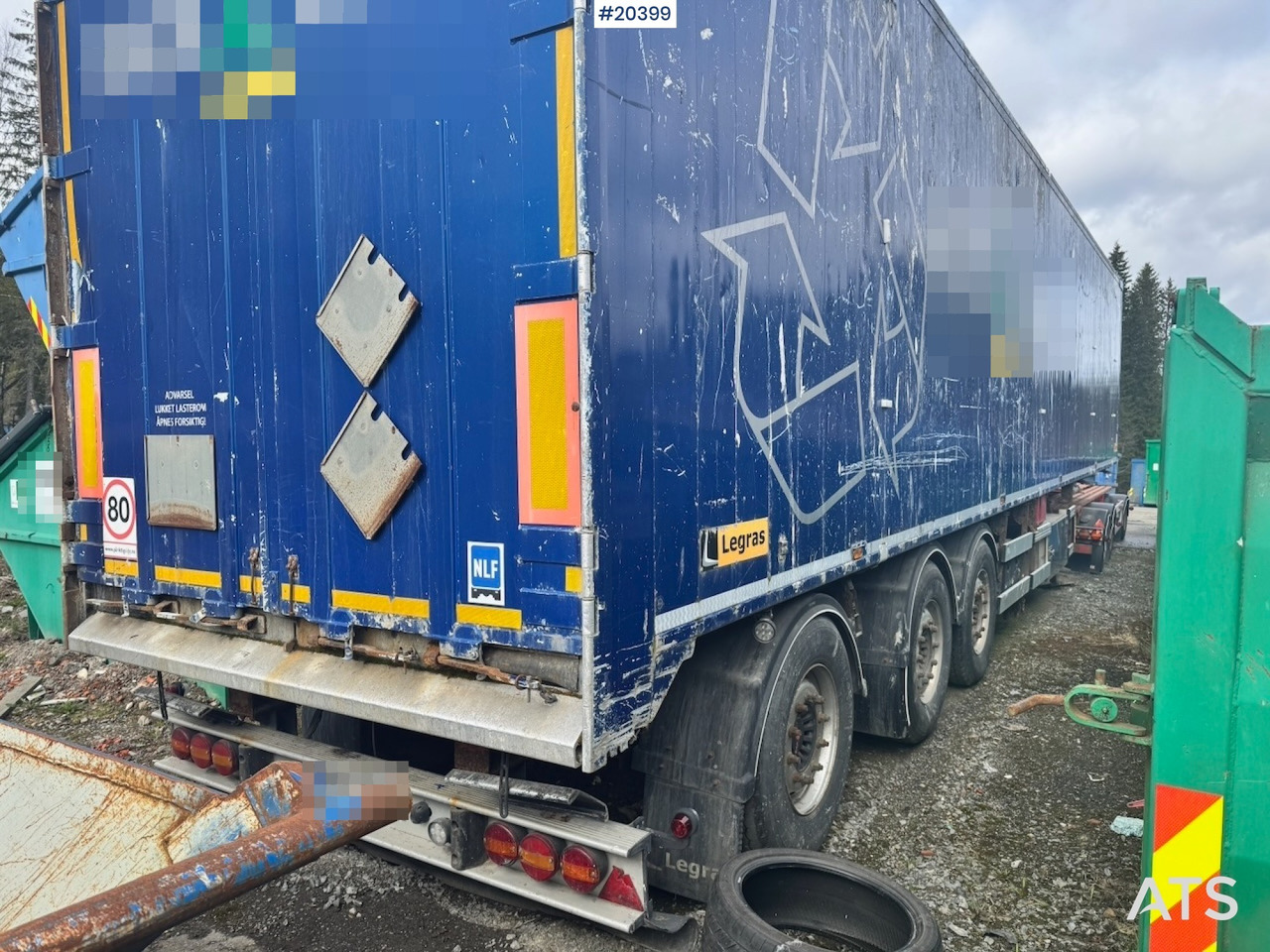 Legras Walking Floor - Semi-remorque à fond mouvant: photos 4 Legras Walking Floor - Semi-remorque à fond mouvant: photos 4