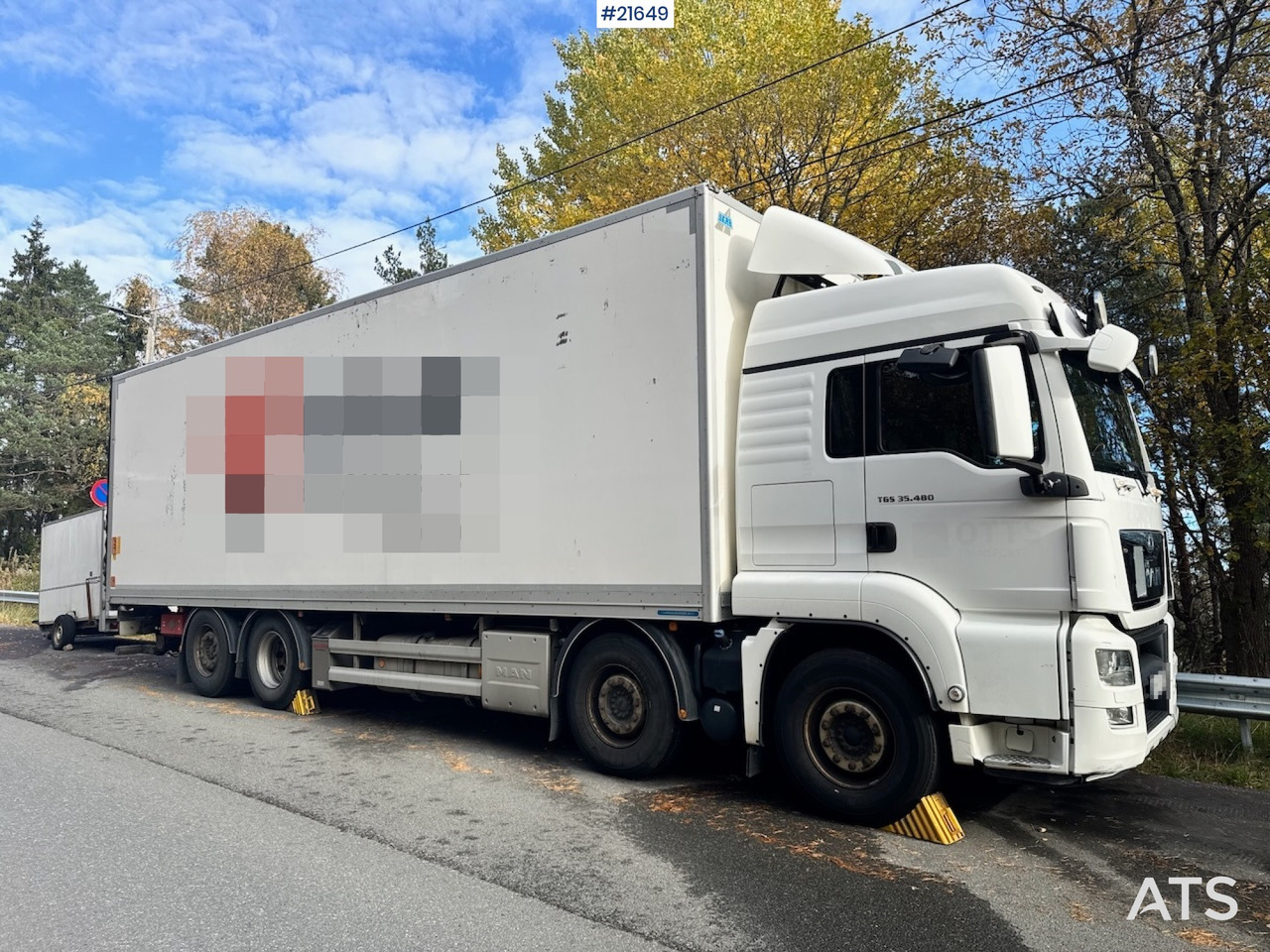 MAN MAN TGS 35.480 8x2 Skapbil m/ Full sideåpning. - Camion fourgon: photos 4 MAN MAN TGS 35.480 8x2 Skapbil m/ Full sideåpning. - Camion fourgon: photos 4