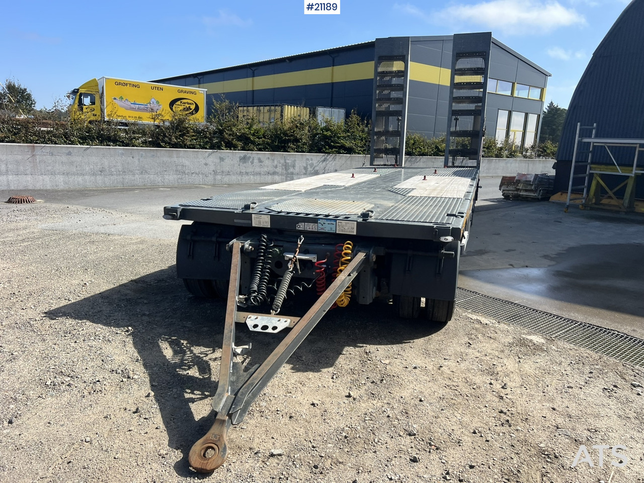 Maxtrailer Maskinhenger - Remorque porte-engin surbaissée: photos 3 Maxtrailer Maskinhenger - Remorque porte-engin surbaissée: photos 3