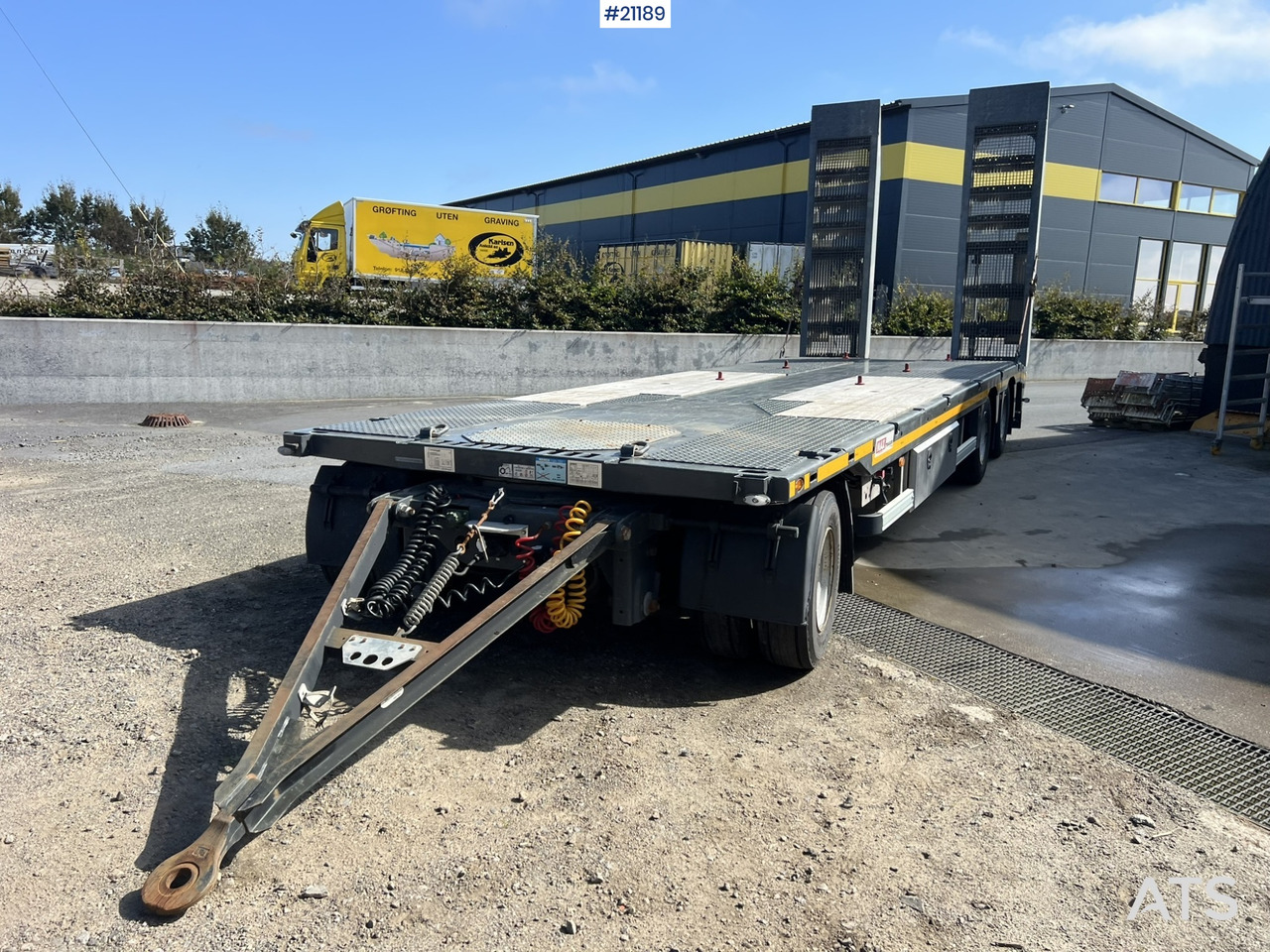 Maxtrailer Maskinhenger - Remorque porte-engin surbaissée: photos 2 Maxtrailer Maskinhenger - Remorque porte-engin surbaissée: photos 2