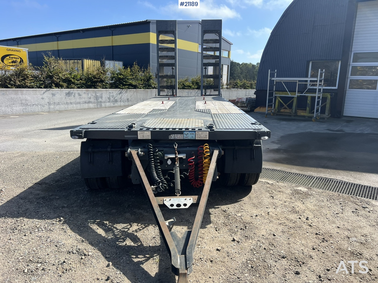 Maxtrailer Maskinhenger - Remorque porte-engin surbaissée: photos 4 Maxtrailer Maskinhenger - Remorque porte-engin surbaissée: photos 4