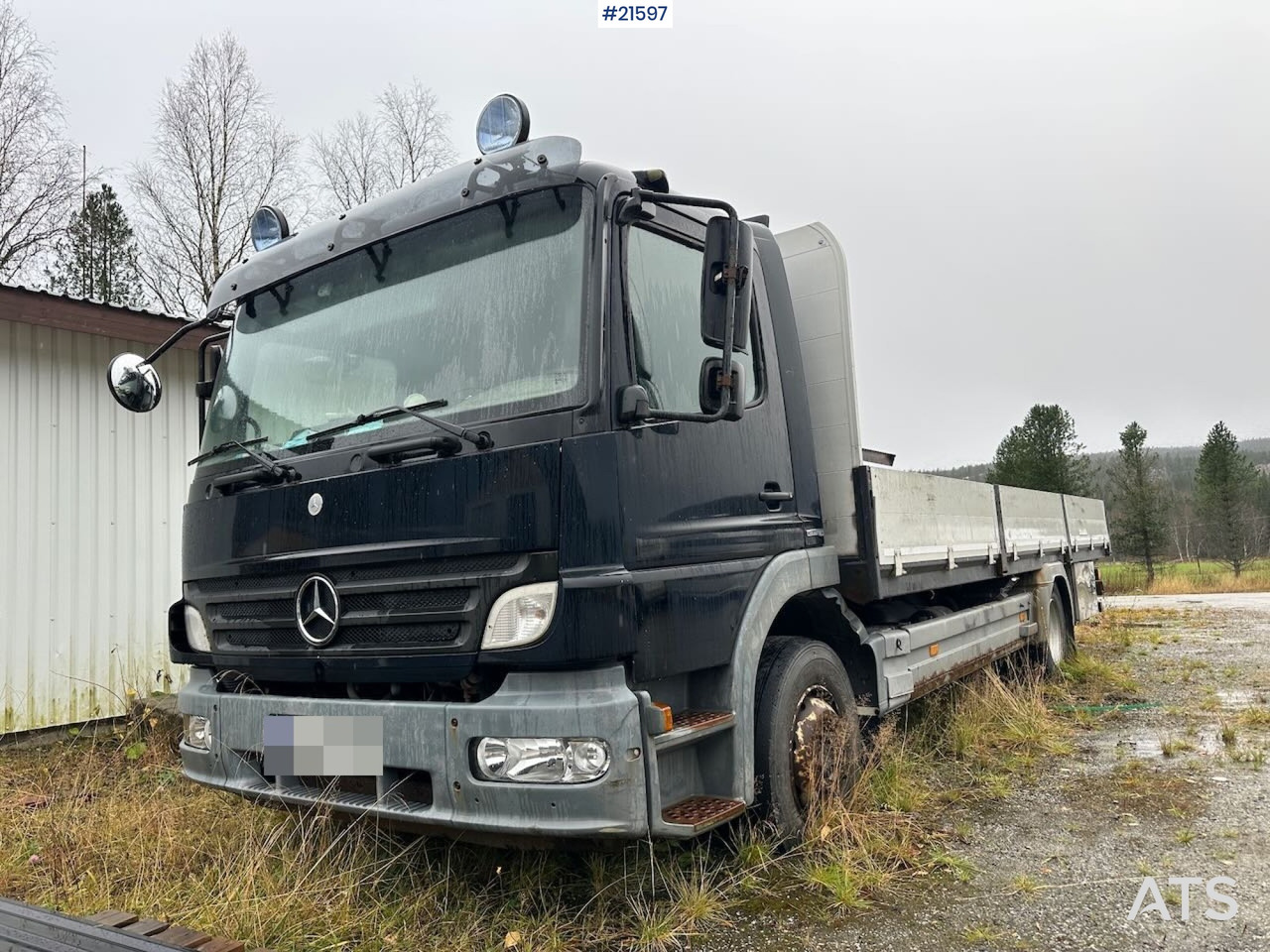 Mercedes 1524 L planbil m/ ny kompressor og vinterdekk. Ikke EU godkjent. - Camion plateau: photos 1 Mercedes 1524 L planbil m/ ny kompressor og vinterdekk. Ikke EU godkjent. - Camion plateau: photos 1