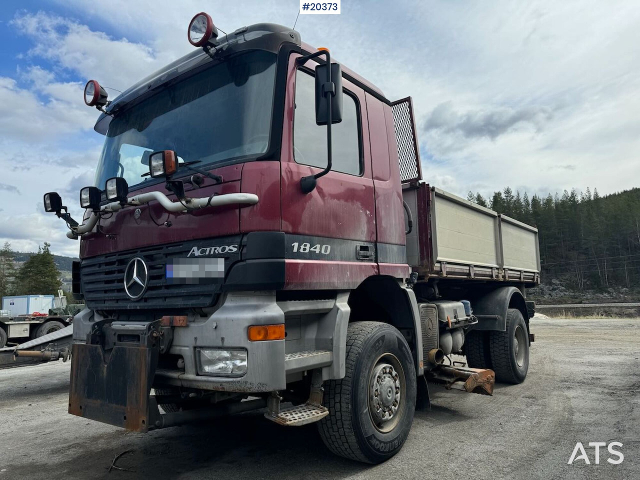 Mercedes Actros 1840 - Camion benne: photos 3 Mercedes Actros 1840 - Camion benne: photos 3