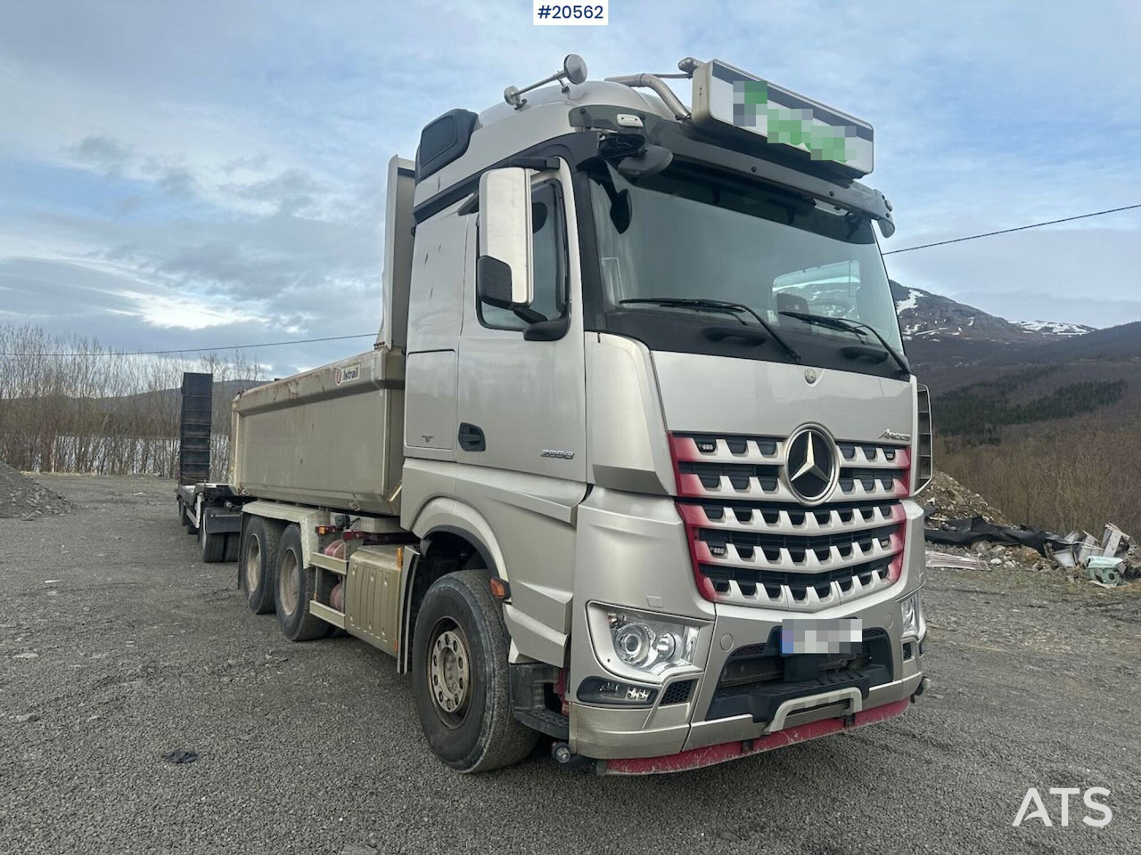 Mercedes Arocs 2658 - Camion benne: photos 2 Mercedes Arocs 2658 - Camion benne: photos 2