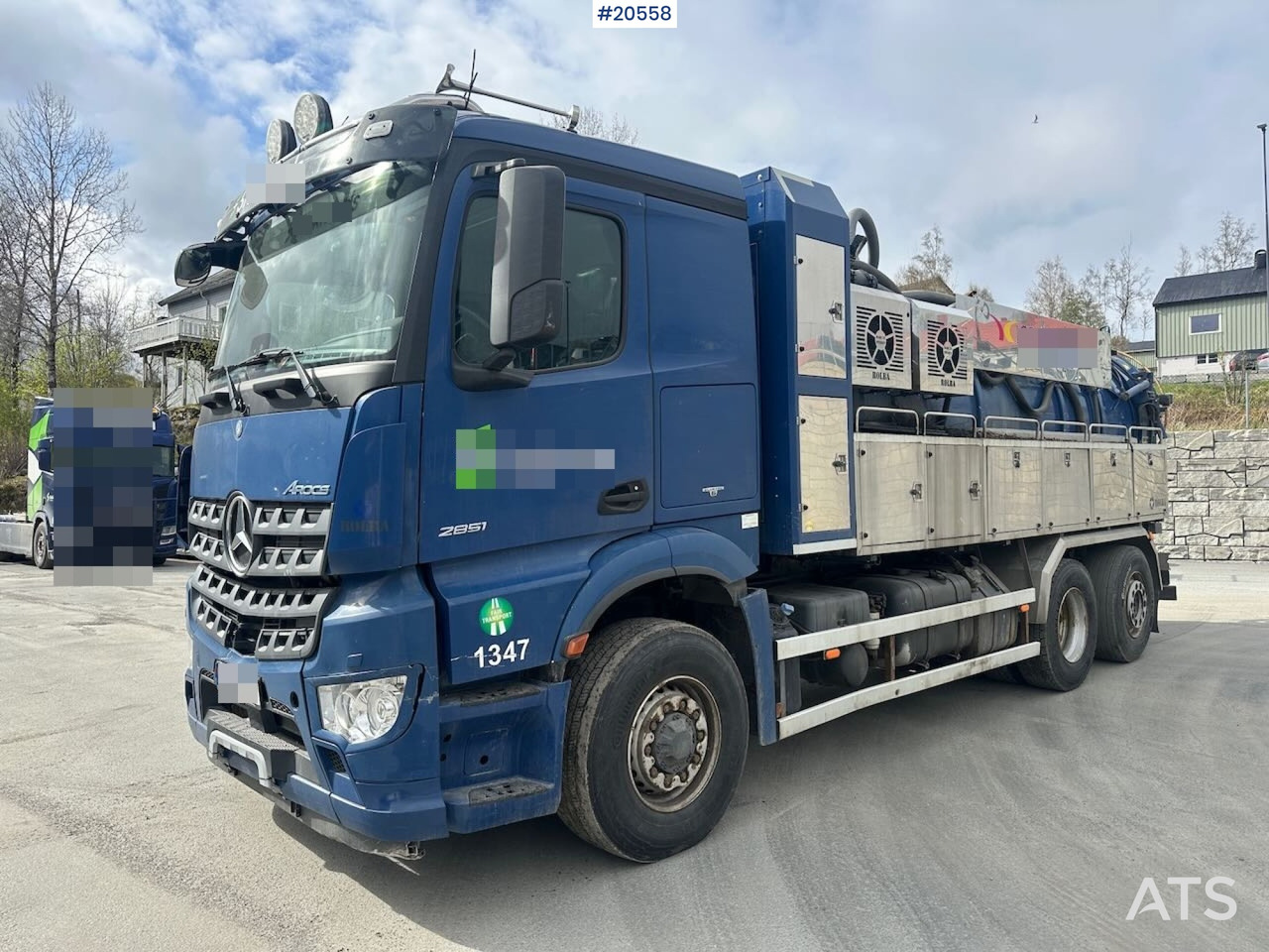 Mercedes Arocs - Camion hydrocureur: photos 1 Mercedes Arocs - Camion hydrocureur: photos 1