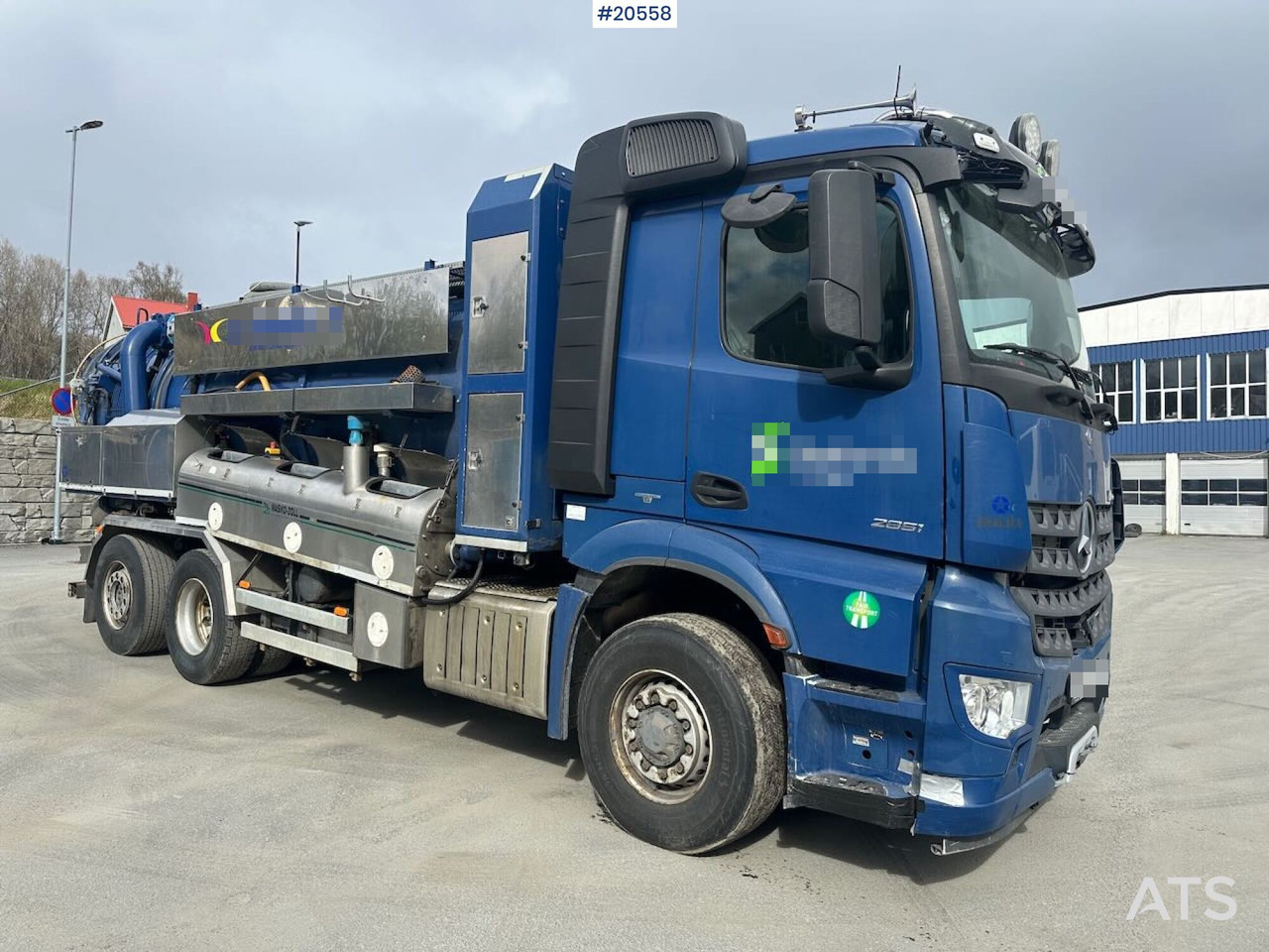 Mercedes Arocs - Camion hydrocureur: photos 3 Mercedes Arocs - Camion hydrocureur: photos 3