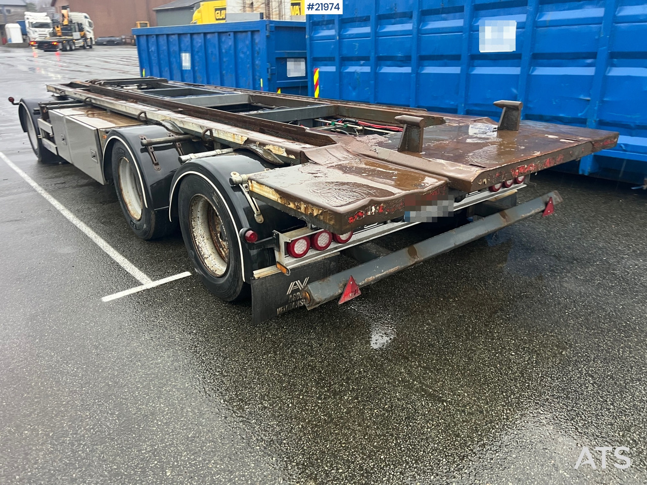 NOR SLEP sl-28kt 3 akslet krokslep m/ tipp - Remorque ampliroll/ Multibenne: photos 4 NOR SLEP sl-28kt 3 akslet krokslep m/ tipp - Remorque ampliroll/ Multibenne: photos 4