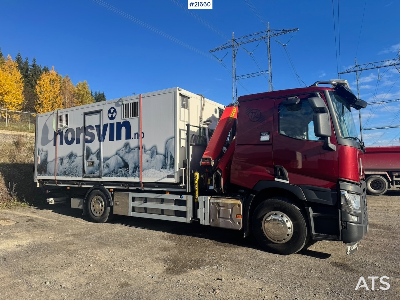 Renault Renault T380 6x2 Kranbil m/ 19 t/m Palfinger - Camion grue: photos 2 Renault Renault T380 6x2 Kranbil m/ 19 t/m Palfinger - Camion grue: photos 2