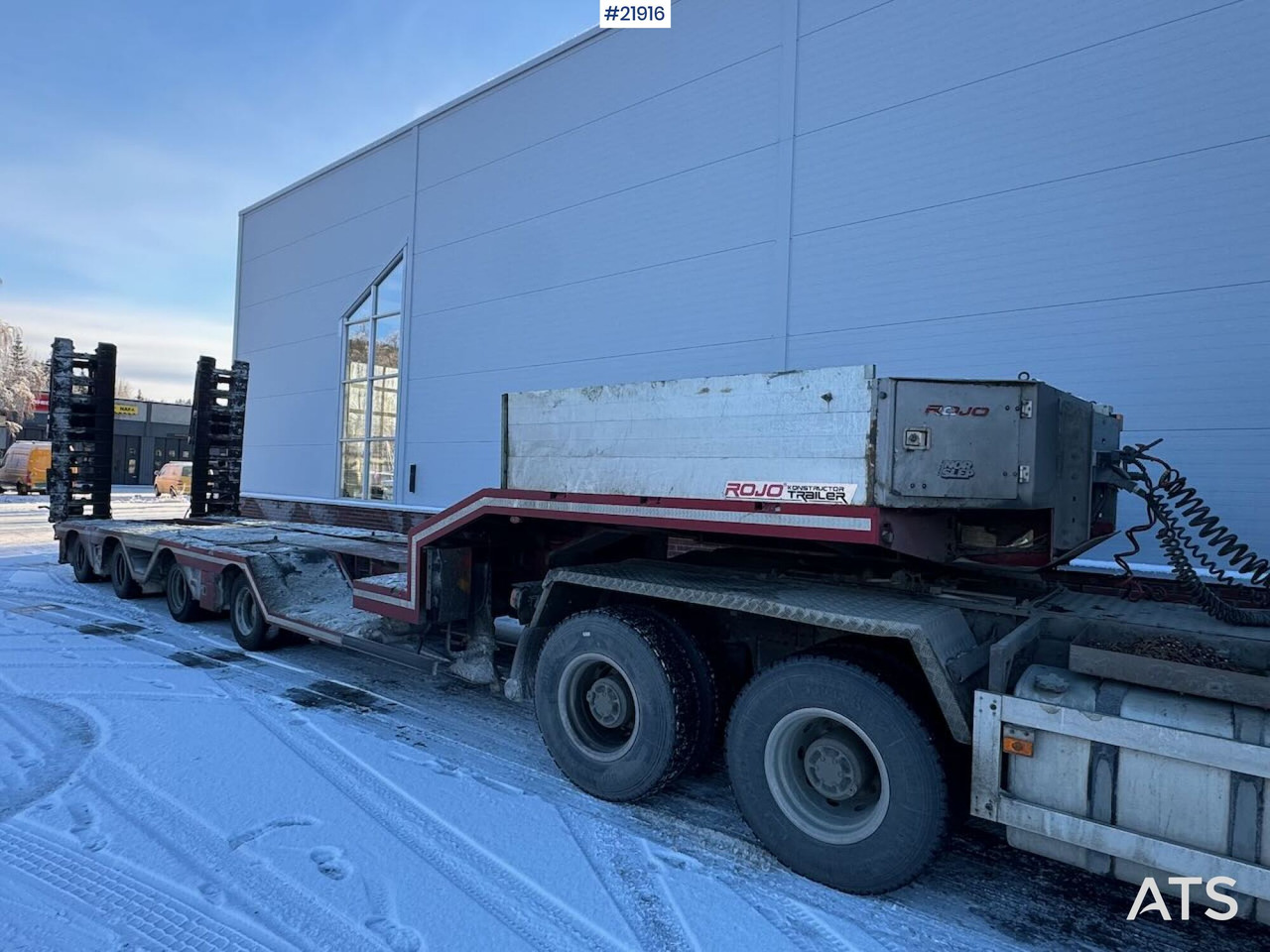 Rojo 2016 Rojo GPE4 maskinsemi - Semi-remorque surbaissé: photos 2 Rojo 2016 Rojo GPE4 maskinsemi - Semi-remorque surbaissé: photos 2