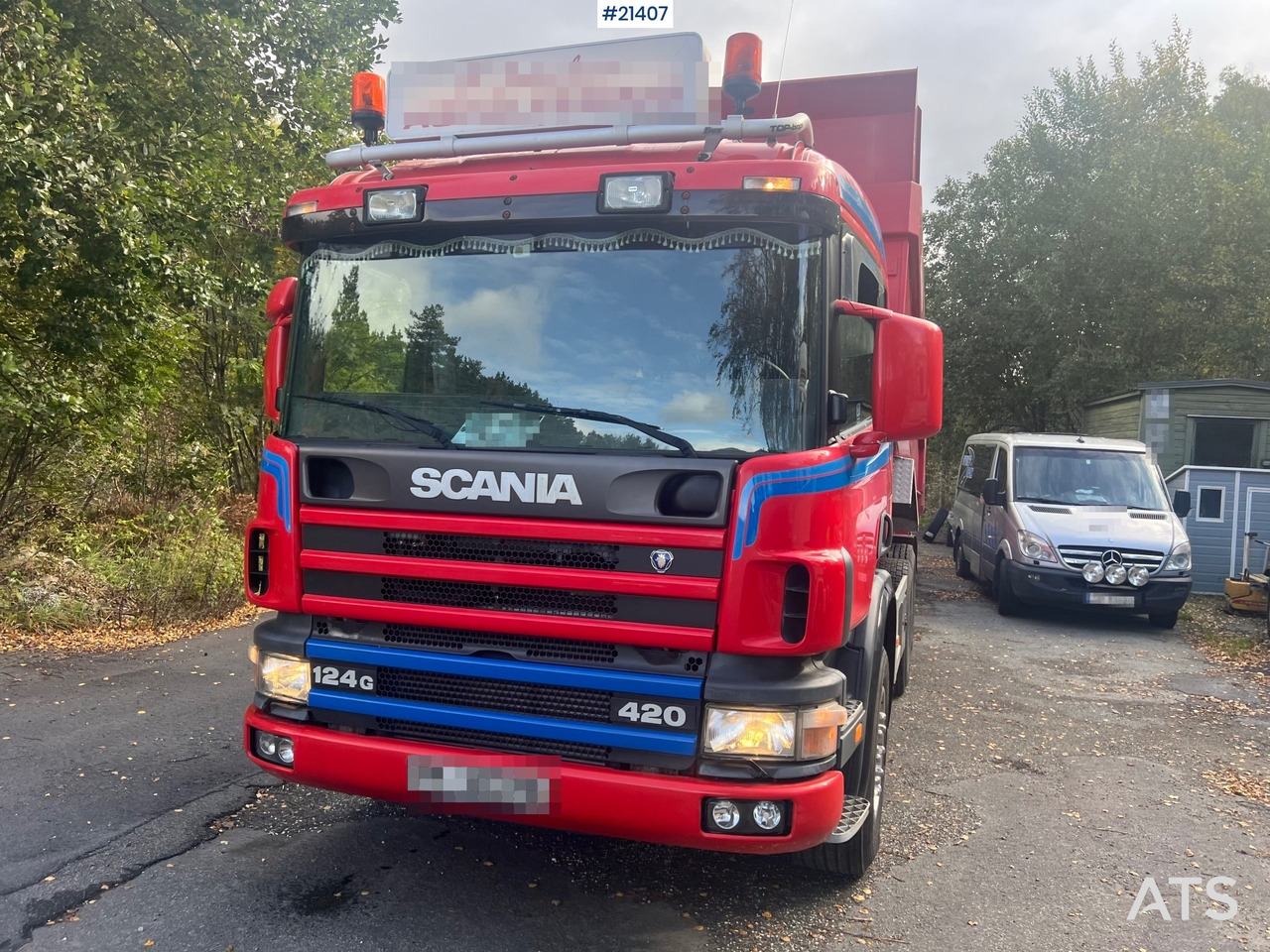 Scania P124G - Camion benne: photos 3 Scania P124G - Camion benne: photos 3