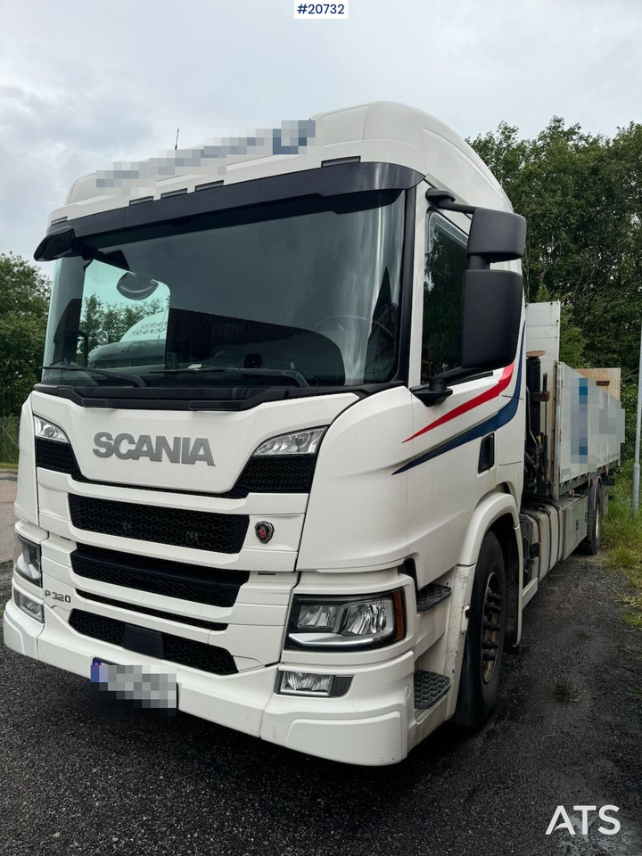 Scania P320 - Camion grue, Camion plateau: photos 5 Scania P320 - Camion grue, Camion plateau: photos 5
