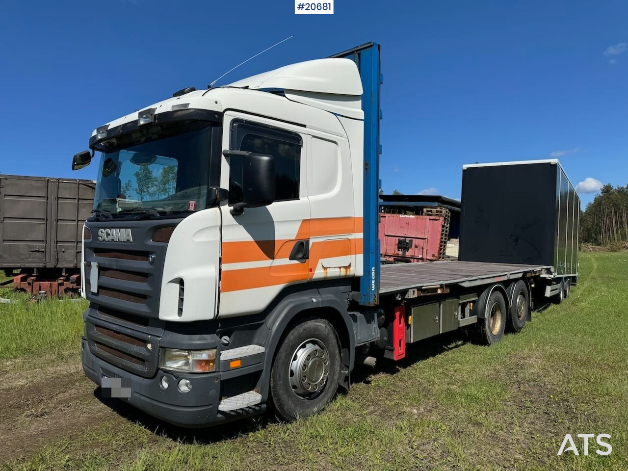 Scania R420 - Camion porte-conteneur/ Caisse mobile: photos 1 Scania R420 - Camion porte-conteneur/ Caisse mobile: photos 1