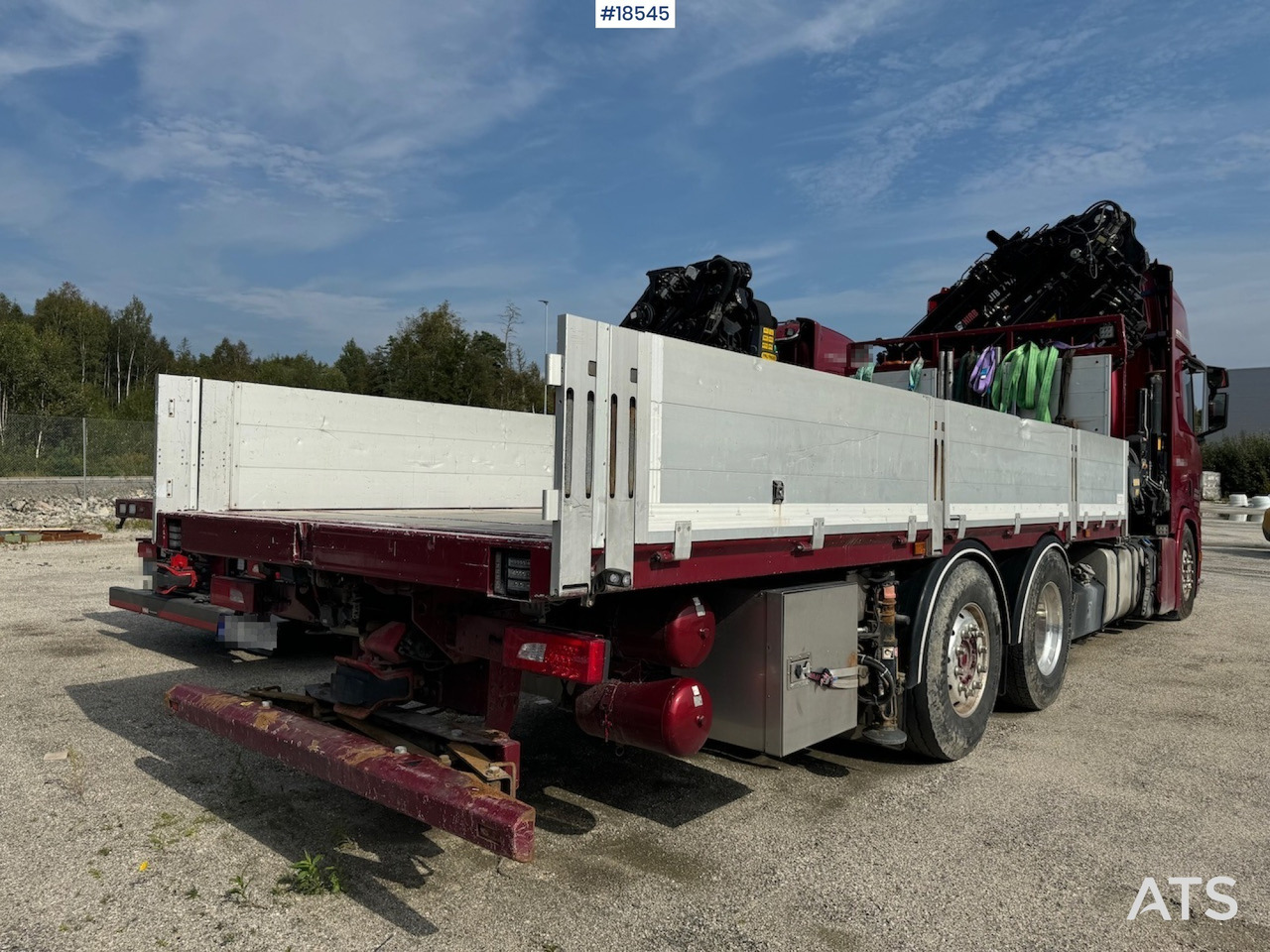 Scania R500 - Camion plateau, Camion grue: photos 3 Scania R500 - Camion plateau, Camion grue: photos 3