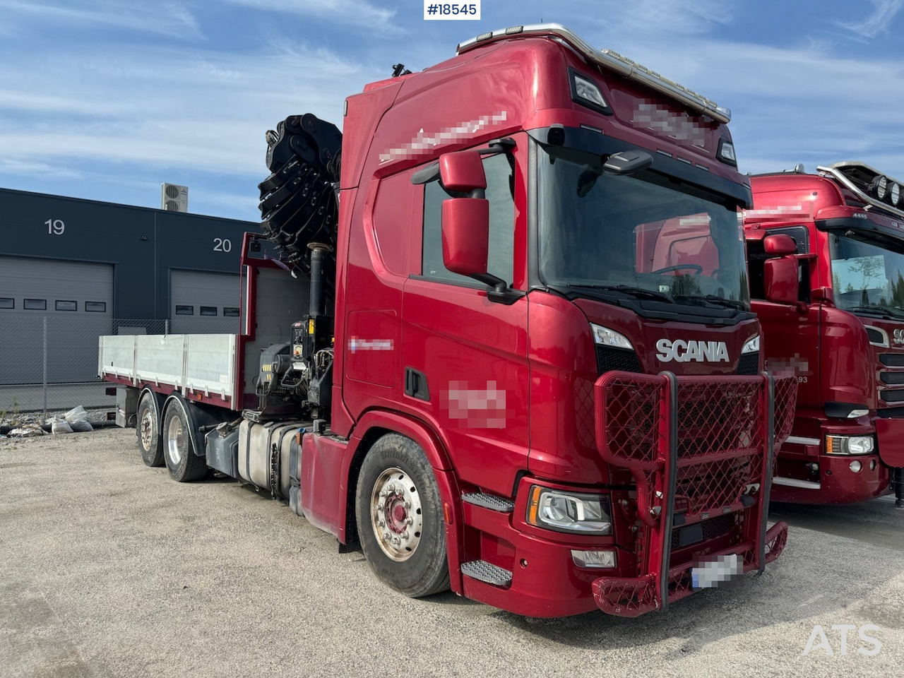Scania R500 - Camion plateau, Camion grue: photos 1 Scania R500 - Camion plateau, Camion grue: photos 1