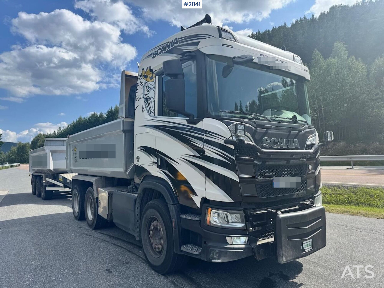 Scania R580 - Camion benne: photos 4 Scania R580 - Camion benne: photos 4