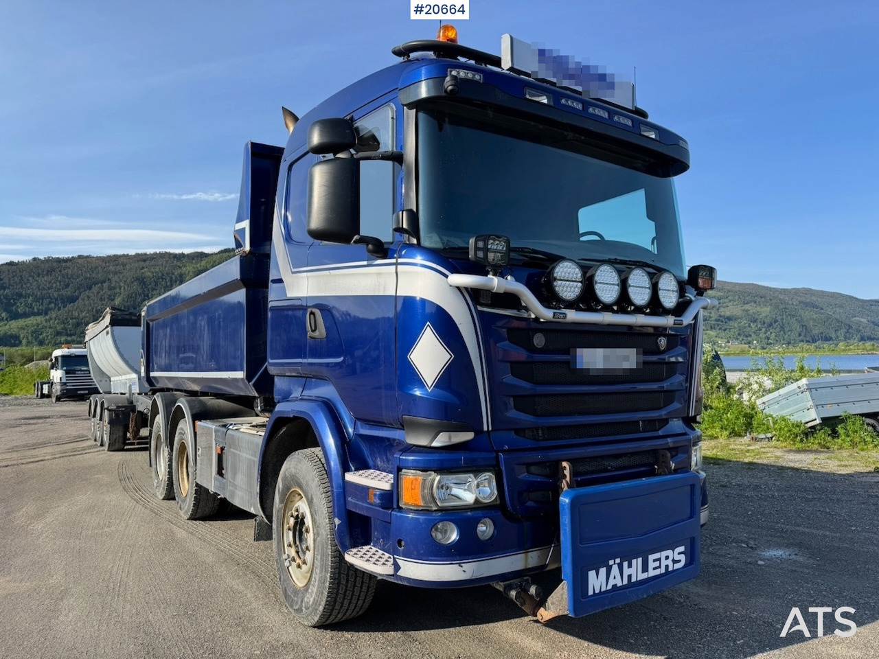 Scania R580 - Travaux routiers: photos 2 Scania R580 - Travaux routiers: photos 2