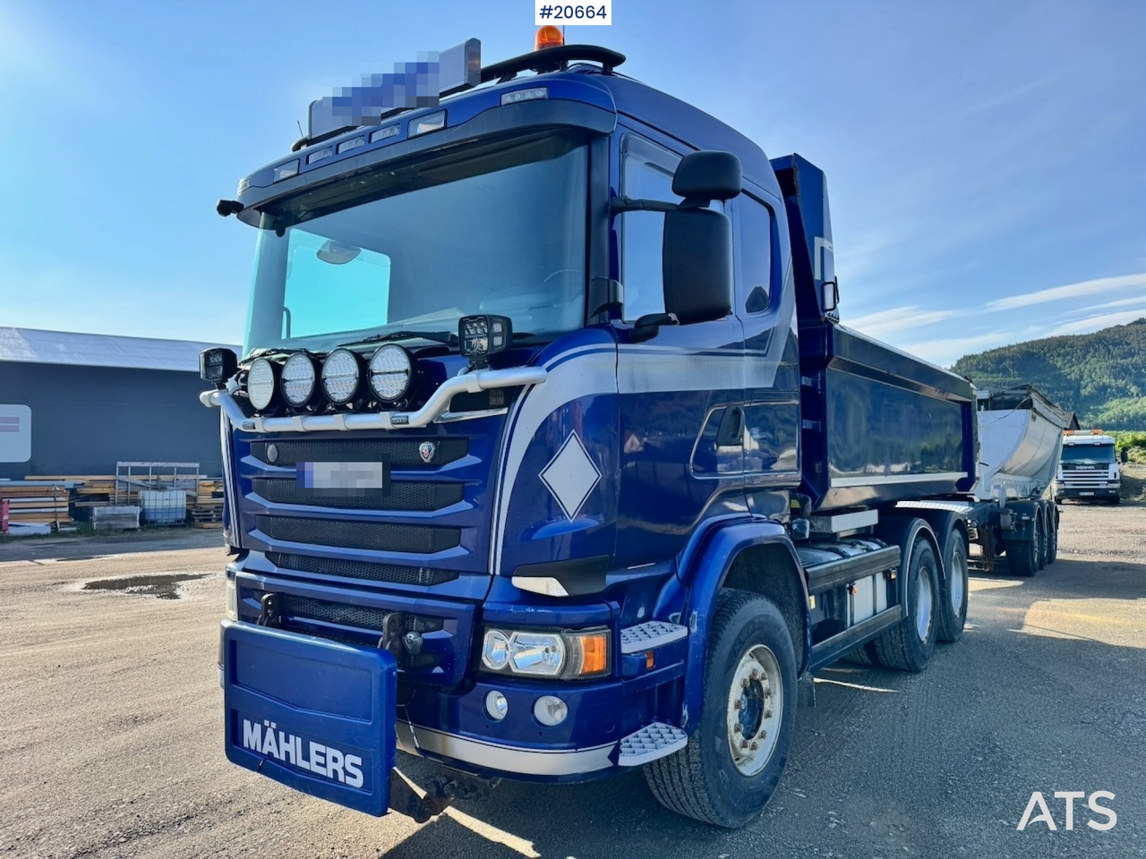 Scania R580 - Travaux routiers: photos 4 Scania R580 - Travaux routiers: photos 4