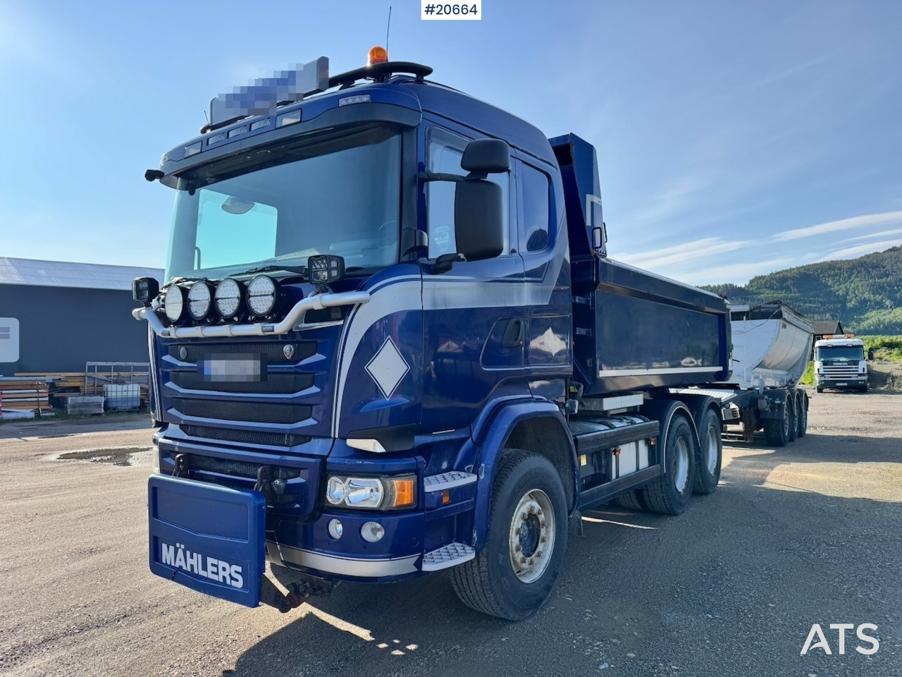 Scania R580 - Travaux routiers: photos 3 Scania R580 - Travaux routiers: photos 3