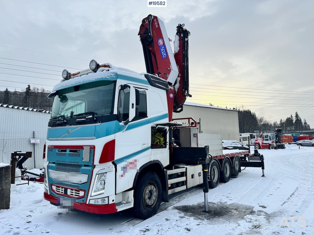 Volvo FH540 - Camion grue, Camion plateau: photos 1 Volvo FH540 - Camion grue, Camion plateau: photos 1