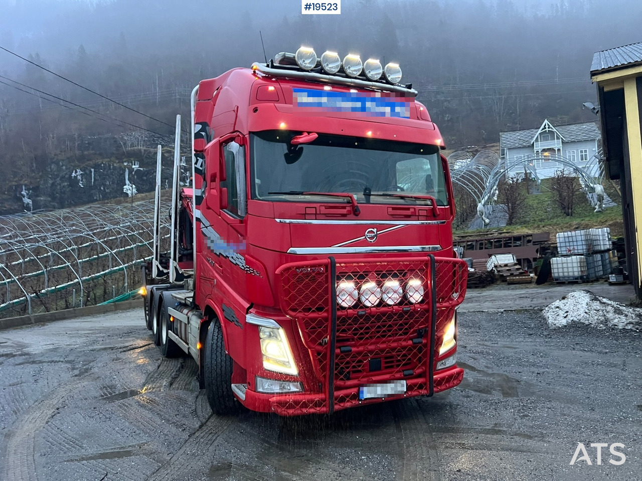 Volvo Fh540 8x4 Tømmerbil m/ 2016 M110L80 Palfinger krane og tømmerklype - Camion grumier: photos 4 Volvo Fh540 8x4 Tømmerbil m/ 2016 M110L80 Palfinger krane og tømmerklype - Camion grumier: photos 4