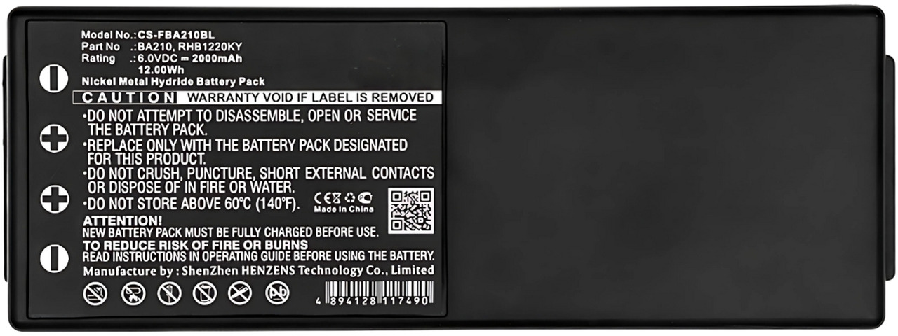Compatible battery HBC BA210, RHB1220KY - Accumulateur pour Grue auxiliaire: photos 3 Compatible battery HBC BA210, RHB1220KY - Accumulateur pour Grue auxiliaire: photos 3