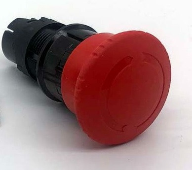 Emergency stop button with contact RC400 Mini - Système électrique pour Grue auxiliaire: photos 1 Emergency stop button with contact RC400 Mini - Système électrique pour Grue auxiliaire: photos 1