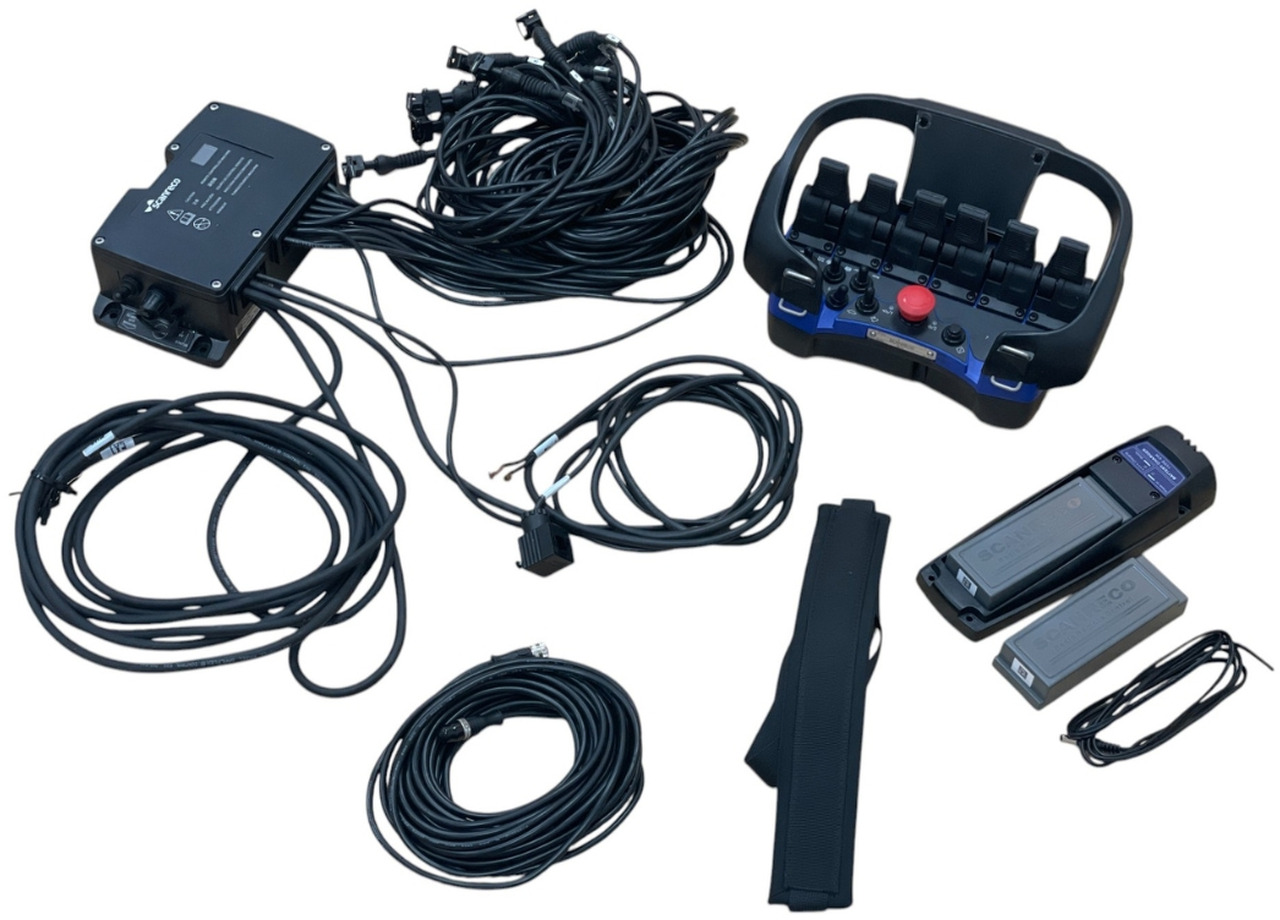 Remote control Scanreco for 6 functions RM6-SCANRECO - Système électrique pour Grue auxiliaire: photos 1 Remote control Scanreco for 6 functions RM6-SCANRECO - Système électrique pour Grue auxiliaire: photos 1